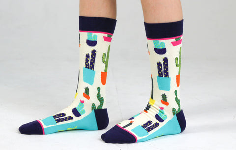 Kids' Prickly Pear Crew Socks Apparel & Accessories Woven Pear