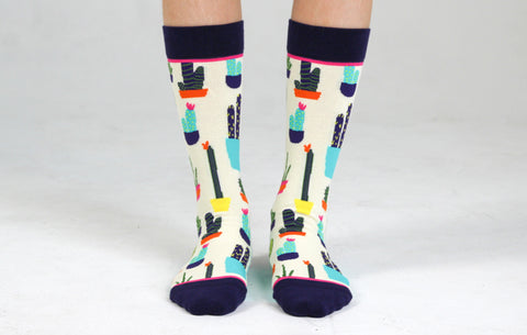 Kids' Prickly Pear Crew Socks Apparel & Accessories Woven Pear M/L