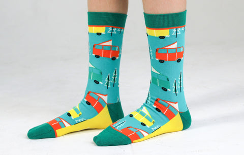 Kids' RV There Yet? Crew Socks Apparel & Accessories Woven Pear M/L