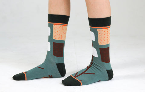 Kids' S'mores Crew Socks Apparel & Accessories Woven Pear