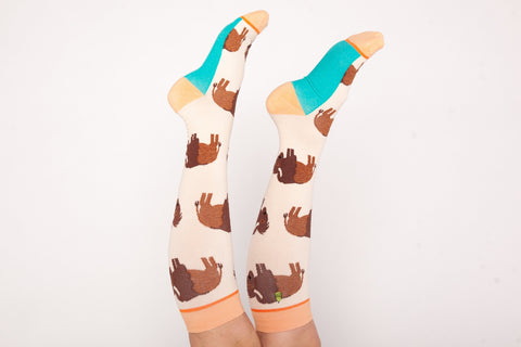 Bison Compression Socks Compression Socks Woven Pear