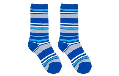 Blue Skies Merino Wool Boot Socks | Children Woven Pear 