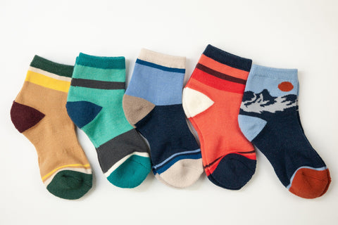 Children's Socks | Merino Wool Variety Pack Woven Pear