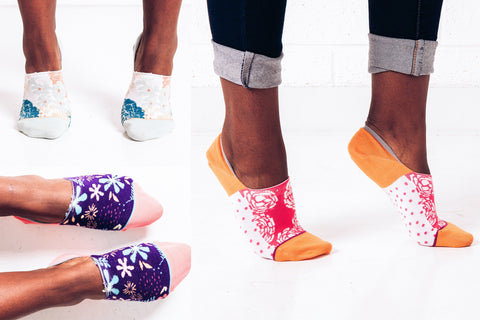 Floral Variety Pack No-Shows - Woven Pear