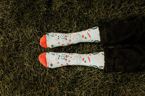 Girl Squad Socks Woven Pear