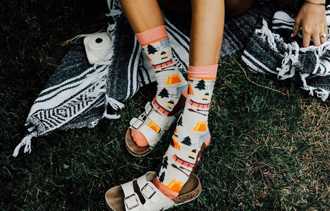 Happy Camper - Woven Pear
