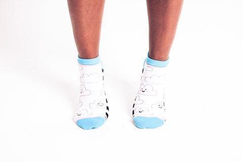 Happy Clouds - Woven Pear