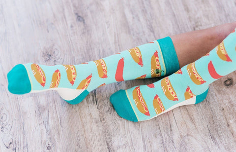 Hello Hot Dog - Woven Pear