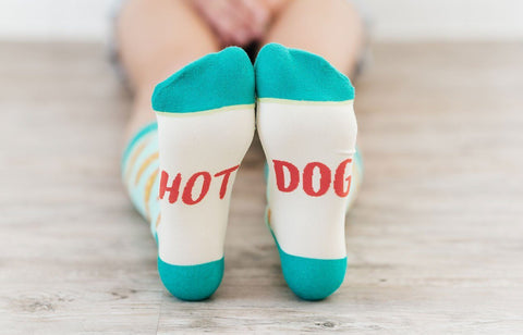 Hello Hot Dog - Woven Pear