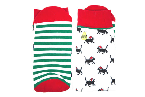 Santa Kitty Woven Pear