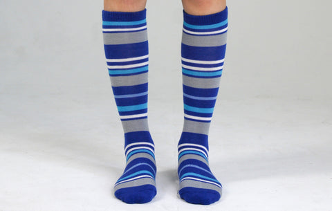 Kids' Blue Skies Merino Wool Boot Socks Woven Pear 